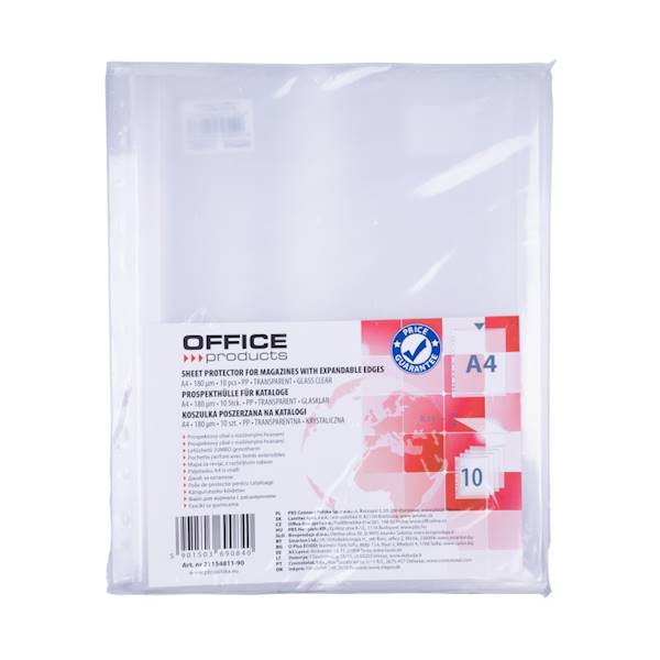 Koszulki na katalogi poszerzana Office 10 szt.