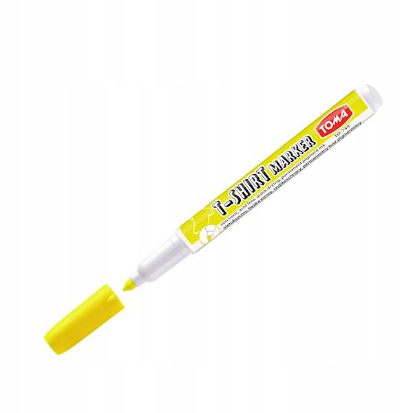Marker do ubrań Toma żółty