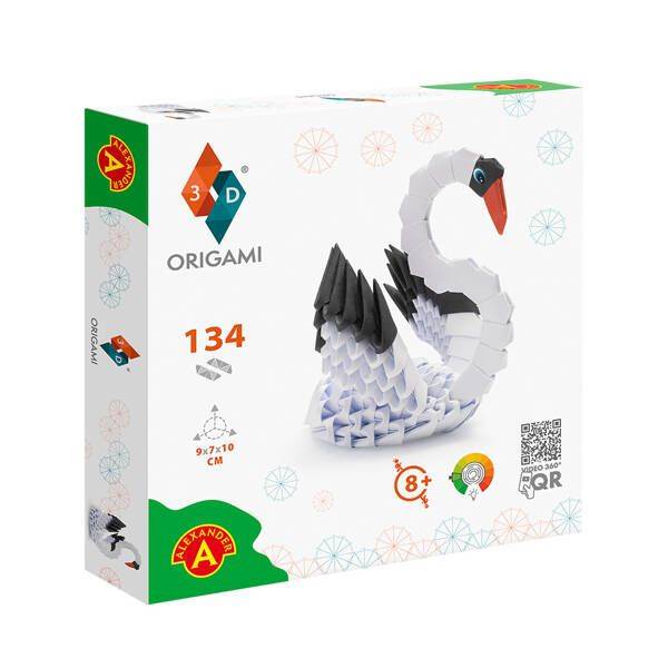 Origami 3D - ŁABĘDŹ