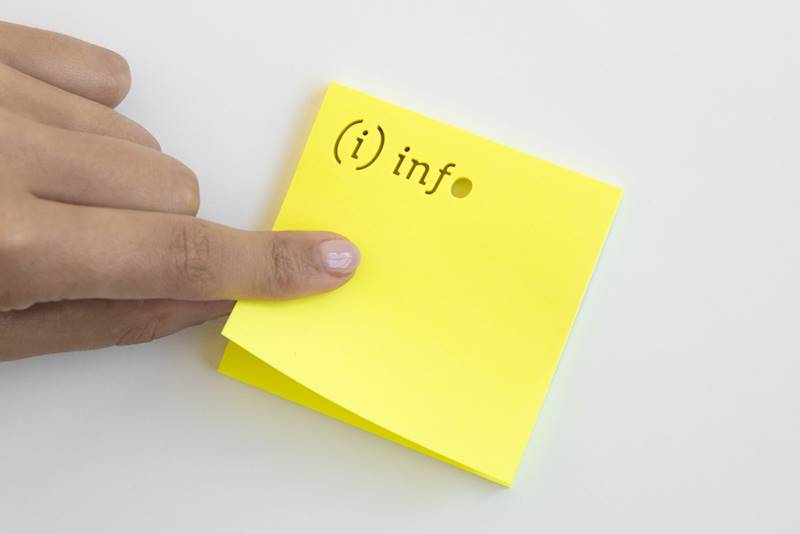 Notes samoprzylepny Smart 75x75mm 50K INFO