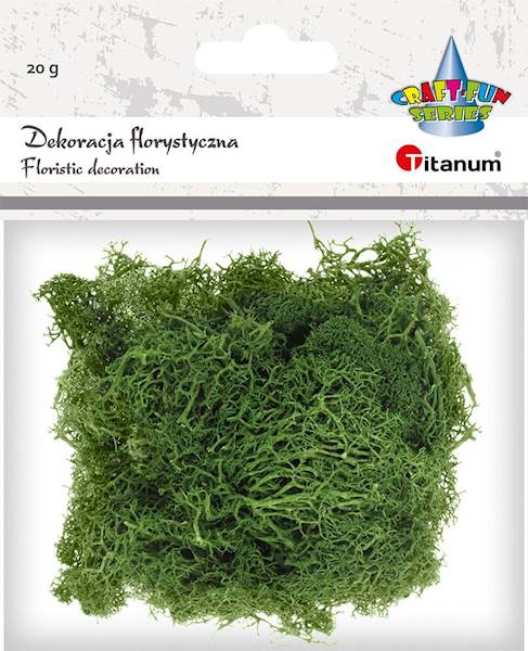 Dekoracja florystyczna Titanum ciemnozielony mech