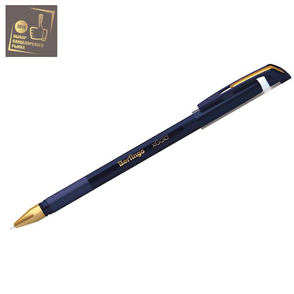 Długopis olejowy Berlingo xGold niebieski 0.7 mm