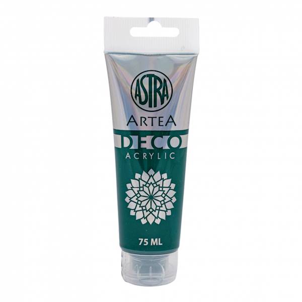 Farba akrylowa Astra ciemnozielona 75 ml w tubie