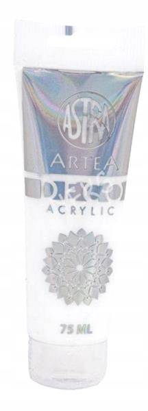 Farba akrylowa Astra biała 75 ml w tubie