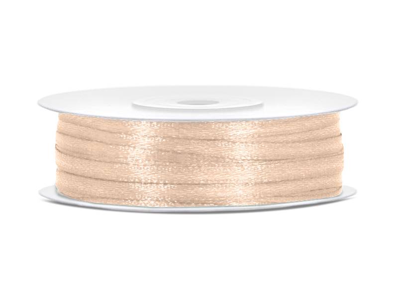 Wstążka satynowa kremowa 3 mm x 50 m