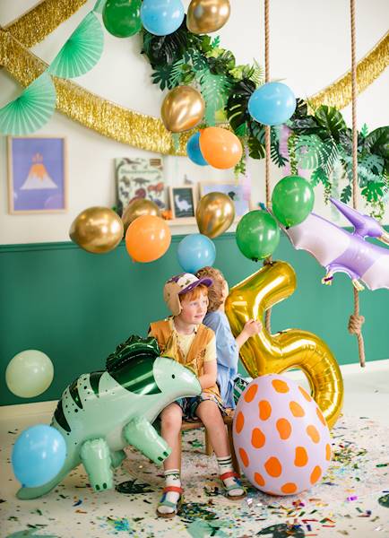 Balon foliowy Cyfra ''5'', 86cm, złoty