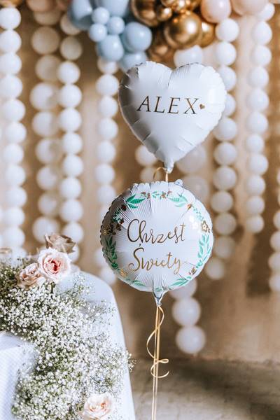 Balon foliowy ''Chrzest Święty'', 45 cm
