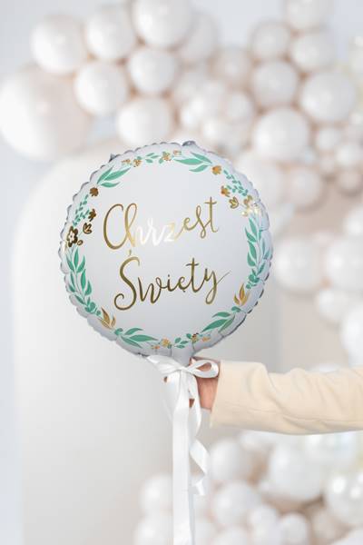 Balon foliowy ''Chrzest Święty'', 45 cm