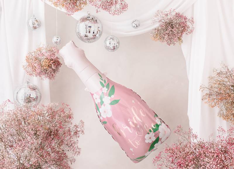 Balon foliowy Butelka Bride to be, 49.5x108.5 cm