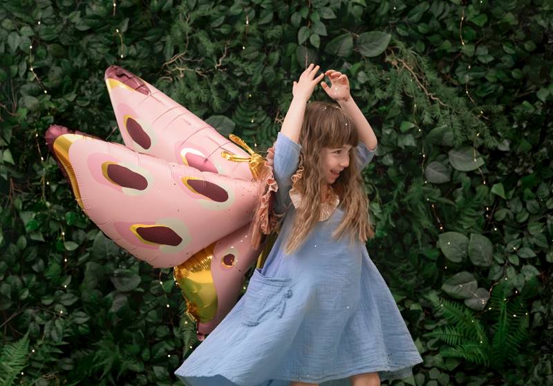 Balon foliowy Motyl, 120x87 cm, mix