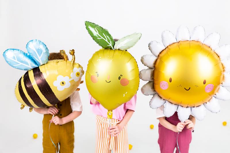 Balon foliowy Słońce, 90 cm, mix