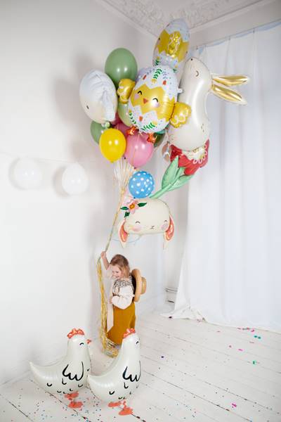 Balon foliowy Pisklę, 78.5x64.5 cm, mix
