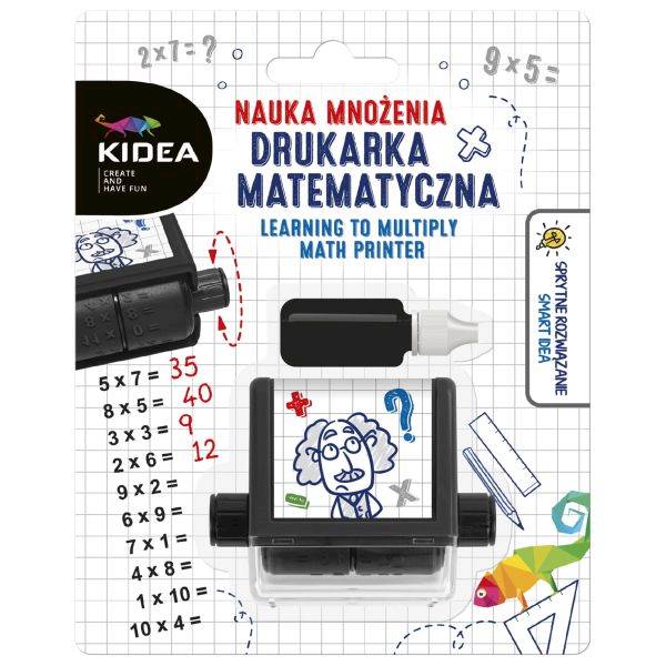 Drukarka matematyczna Kidea nauka odejmowania