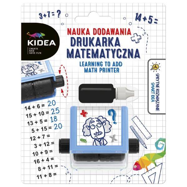 Drukarka matematyczna Kidea nauka dodawania