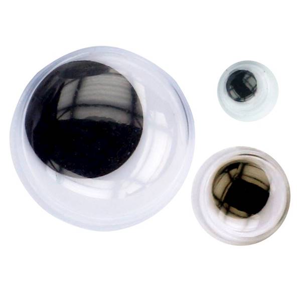 Ruchome oczy Titanum 105 szt. 5/8/15 mm 