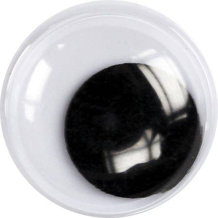 Ruchome oczy samoprzylepne 40 szt. 15 mm