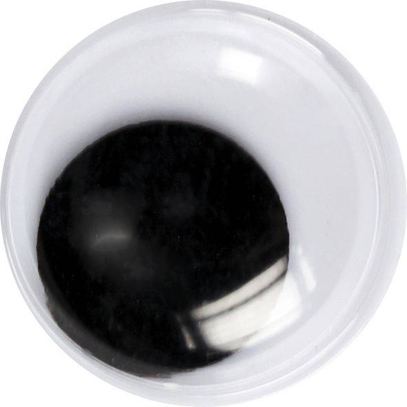 Ruchome oczy samoprzylepne Titanum 100 szt. 10 mm
