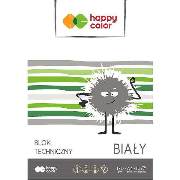 Blok techniczny A4 Happy Color