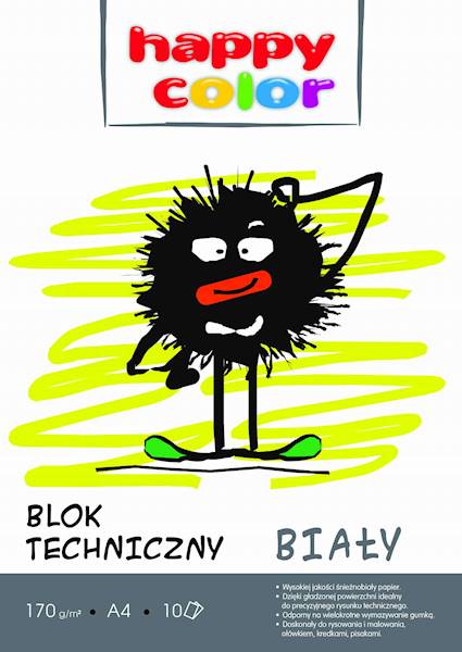Blok techniczny A4 Happy Color