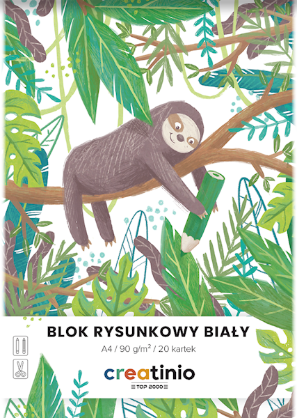 Blok rysunkowy A4 Creatinio