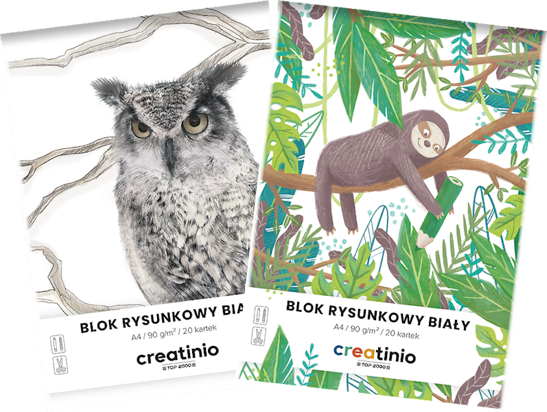 Blok rysunkowy A4 Creatinio