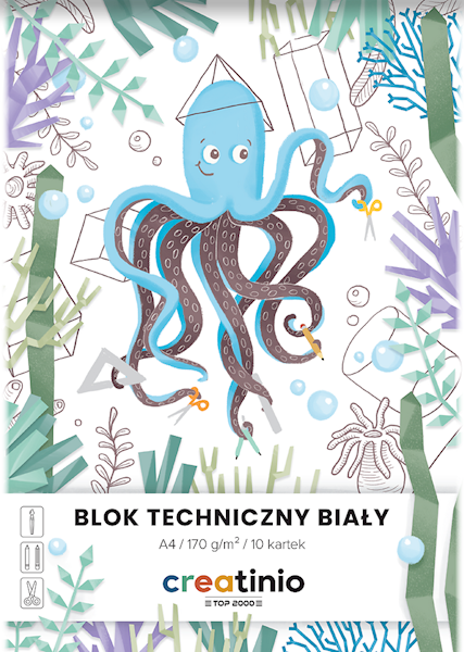 Blok techniczny A4 Creatinio 