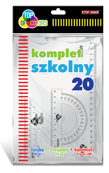 Zestaw geometyczny 4 elementy TOP-2000