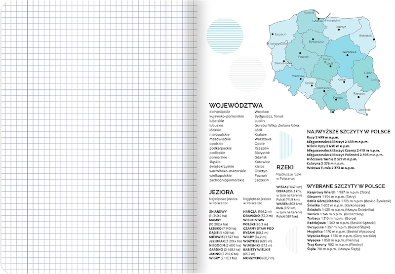 Zeszyt A5/60k kratka TOP-2000 Geografia ze ściągam