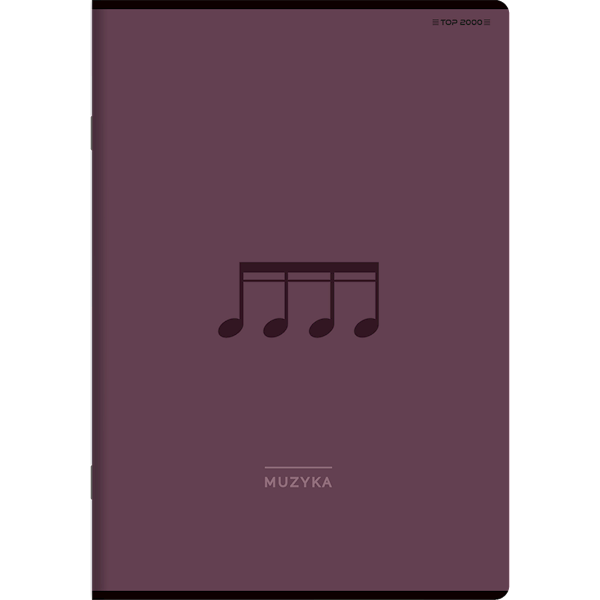 Zeszyt do nut A4/16 5 linia TOP-2000