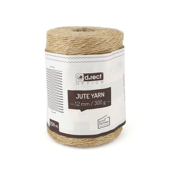 Sznurek jutowy D.RECT na szpuli 1.2mm/300g 250m