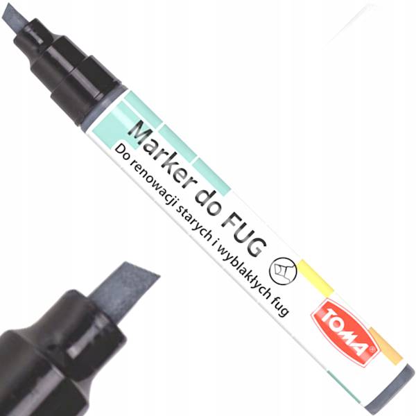 Marker do renowacji fug grafitowy TOMA
