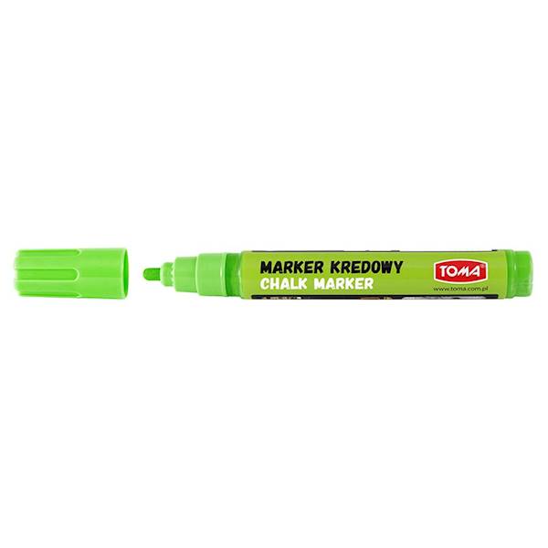 Marker kredowy TOMA TO-292 zielony 4,5mm 8g tuszu
