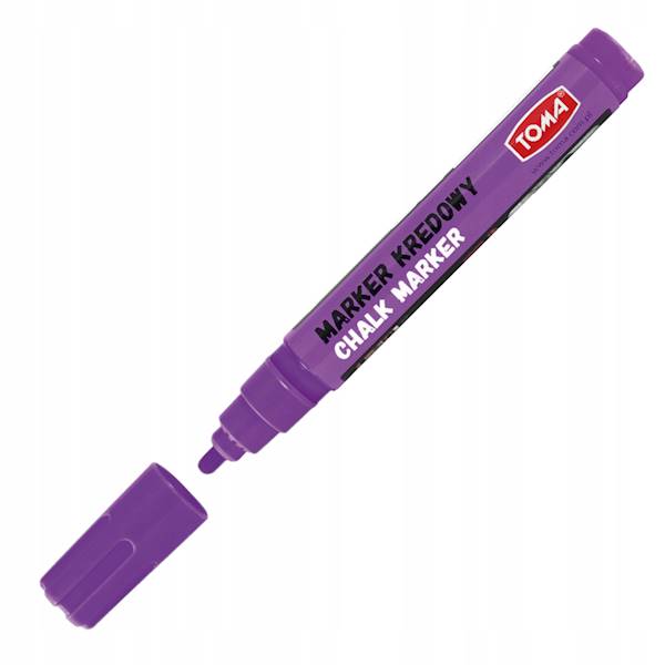 Marker kredowy TOMA TO-292 fioletowy 4,5mm 8g tusz