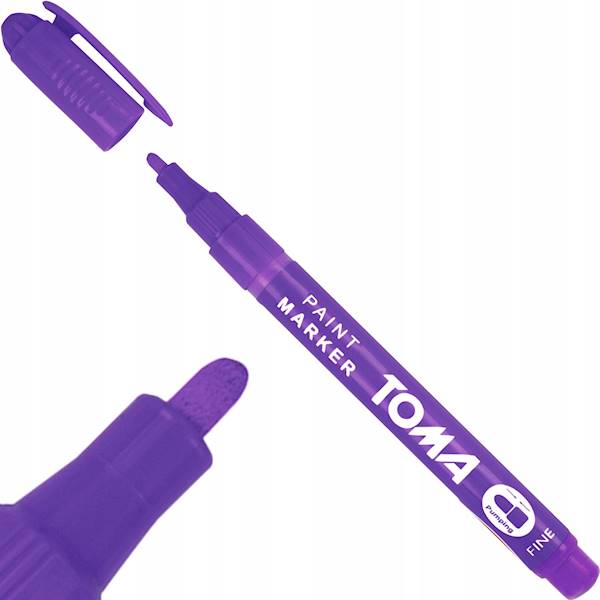 Marker olejowy TOMA TO-441 fioletowy