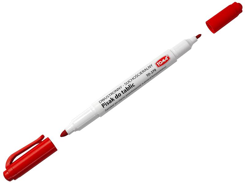Marker such. TOMA TO-270 dwustronny czerwony
