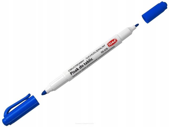 Marker such. TOMA TO-270 dwustronny niebieski