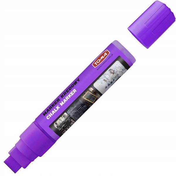 Marker kredowy TOMA TO-290 fioletowy  8x15mm 25g 