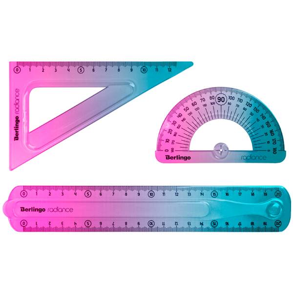 Zestaw geometryczny Berlingo Flexi róż-nieb.
