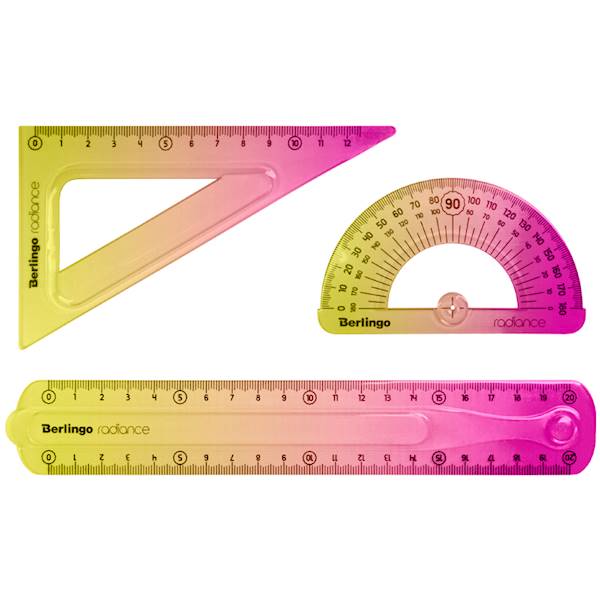 Zestaw geometryczny Berlingo Flexi róż-żółty