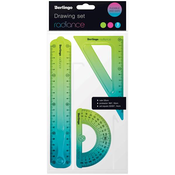 Zestaw geometryczny Berlingo Flexi ziel.-nieb.
