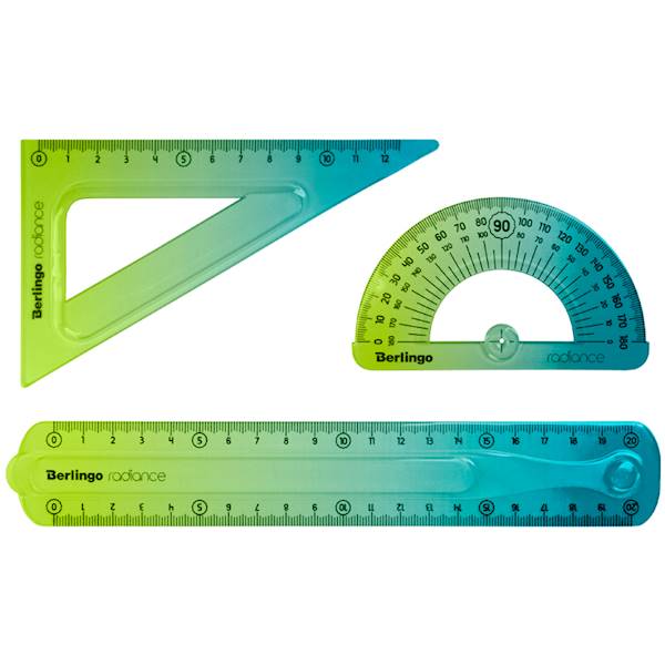 Zestaw geometryczny Berlingo Flexi ziel.-nieb.