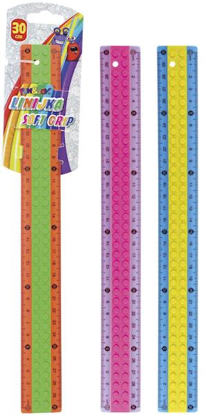 Linijka Fun&Joy 30 cm plastikowa