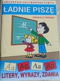Książeczka nauka pisania: litery, wyrazy, zdania