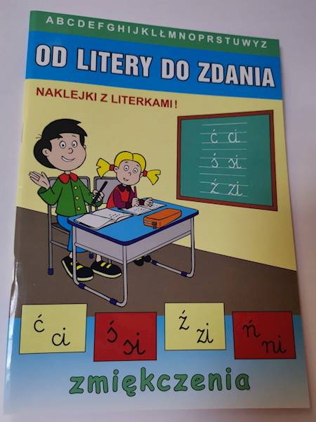 Książeczka nauka pisania: zmiękczenia