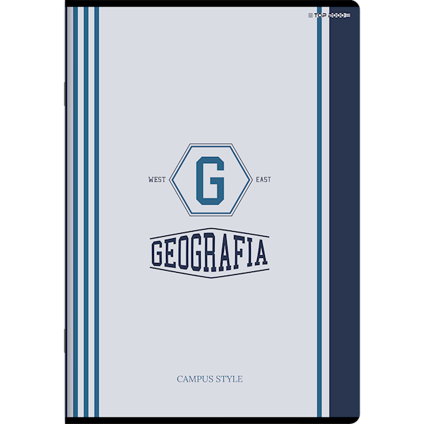 Zeszyt A5/60k kratka TOP-2000 Geografia