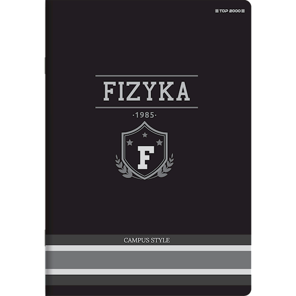 Zeszyt A5/60k kratka TOP-2000 Fizyka
