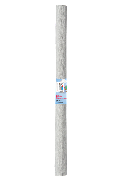 Bibuła marszczona Creatino 50x200 cm srebrna