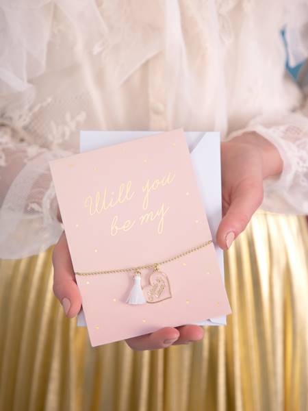 Kartka z bransoletką Will you be my Maid of Honor