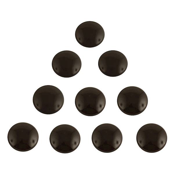 Magnesy D.RECT 20mm 10 sztuk czarne