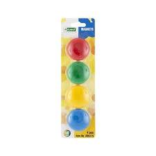 Magnesy D.RECT 40mm 4 szt. kolorowe